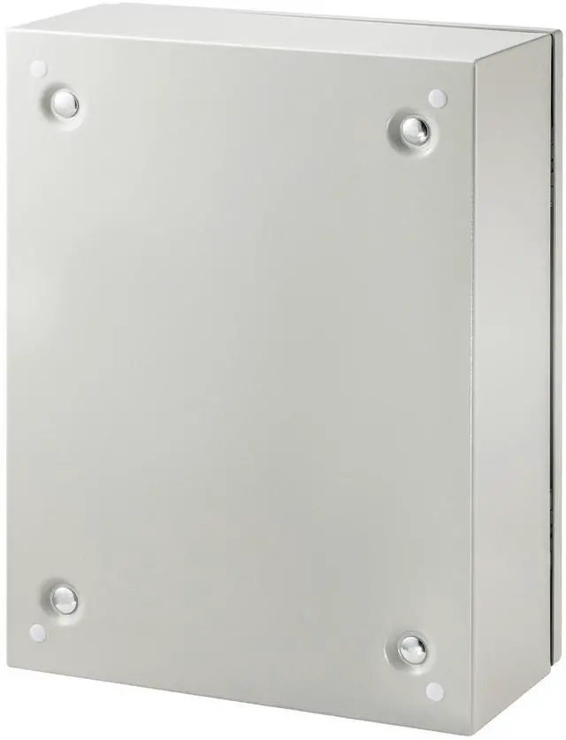 Alt view image 5 of 7 - Electrical Enclosure Box, 16'' ×12'' ×6'', Carbon Steel Hinged Junction Box, IP66 Waterproof & Dustproof, Outdoor Electrical Box, with Mounting Plate