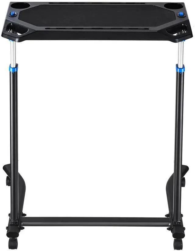 Alt view image 2 of 7 - Mobile Cycling Desk Foldable Bike Trainer Fitness Desk with Lockable Wheel