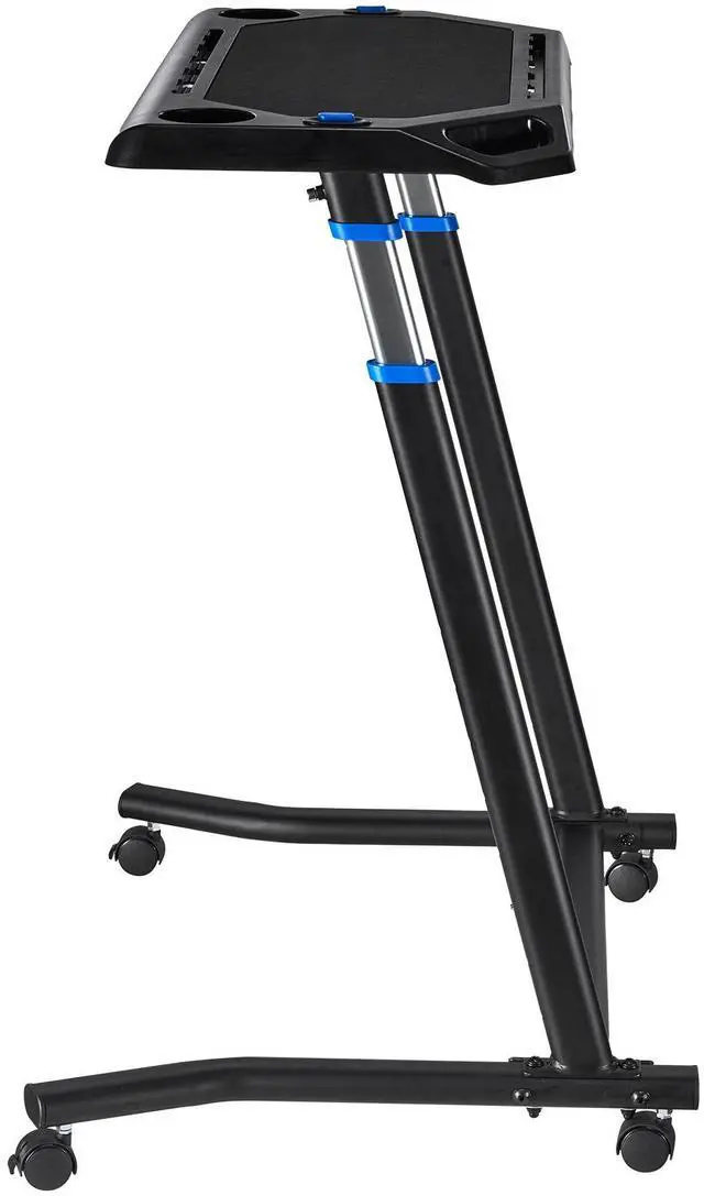 Alt view image 5 of 7 - Mobile Cycling Desk Foldable Bike Trainer Fitness Desk with Lockable Wheel
