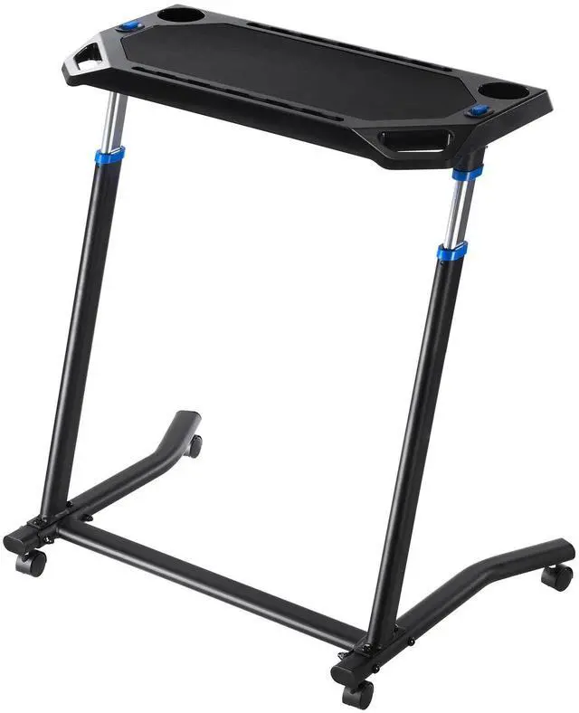 Alt view image 6 of 7 - Mobile Cycling Desk Foldable Bike Trainer Fitness Desk with Lockable Wheel