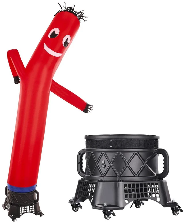 Alt view image 6 of 7 - 10 ft Air Dancers Wacky Waving Inflatable Tube Man with 9/10 HP Blower Fan