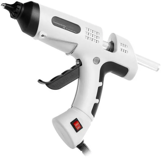 Alt view image 6 of 7 - Hot Glue Gun, 60/100W Dual Power, Mini Hot Glue Gun with 20 Premium Glue Sticks and Oxford Cloth Bag, Fast Preheating & High Temp Melt Glue Gun for Crafts, Arts, DIY, Quick Home Repairs, White