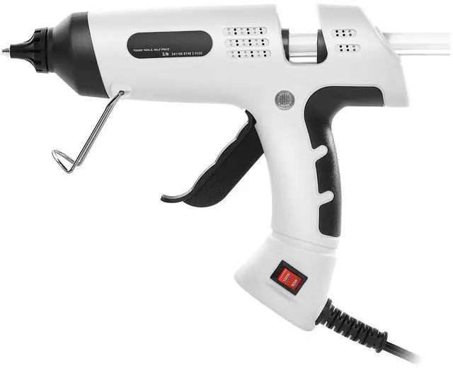 Alt view image 7 of 7 - Hot Glue Gun, 60/100W Dual Power, Mini Hot Glue Gun with 20 Premium Glue Sticks and Oxford Cloth Bag, Fast Preheating & High Temp Melt Glue Gun for Crafts, Arts, DIY, Quick Home Repairs, White