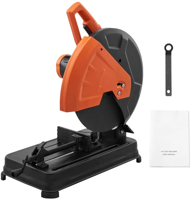 Main image of Abrasive Chop Saw, 14"/355mm Blade Diameter Cut Off Saw, 2300W 3600RPM Steel Cutting Machine, 0-45° Adjustable Angle Miter Saw for Cutting Metal Cutting Chop Saw for Steel/Rebar/Iron/Aluminum