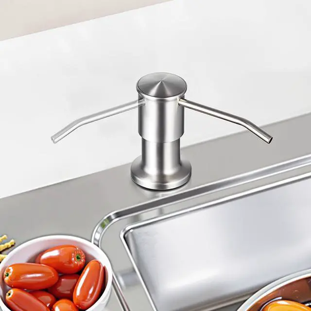 Alt view image 7 of 7 - Built in Soap Dispenser for Kitchen Sink Stainless Steel Countertop Pump
