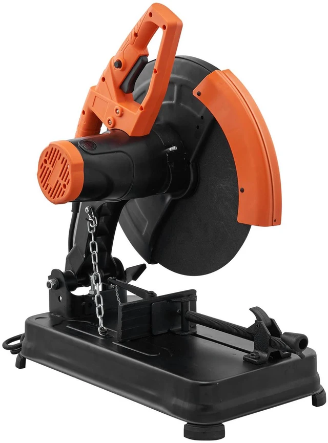 Alt view image 6 of 7 - Abrasive Chop Saw, 14"/355mm Blade Diameter Cut Off Saw, 2300W 3600RPM Steel Cutting Machine, 0-45° Adjustable Angle Miter Saw for Cutting Metal Cutting Chop Saw for Steel/Rebar/Iron/Aluminum