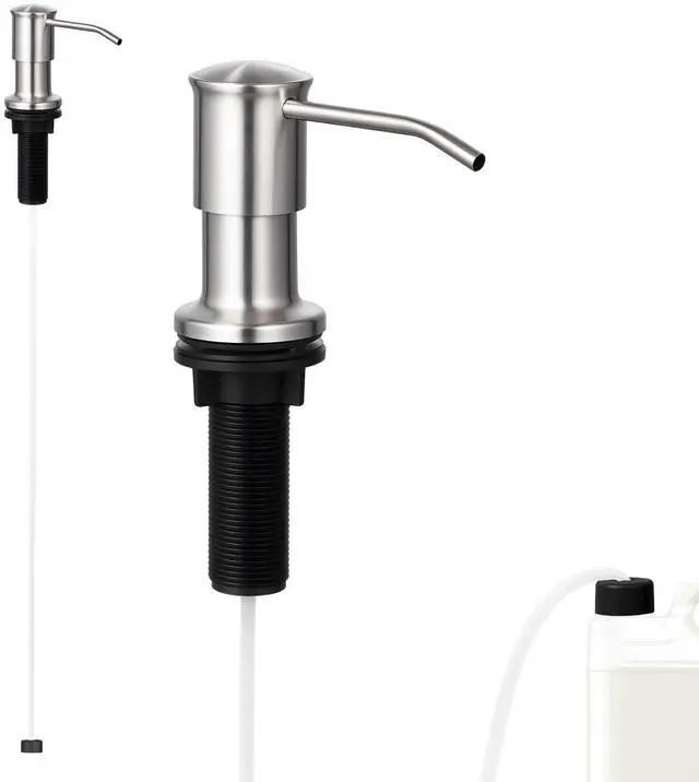 Alt view image 4 of 7 - Built in Soap Dispenser for Kitchen Sink Stainless Steel Countertop Pump