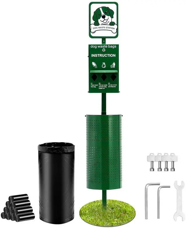 Main image of Dog Waste Station 11.5 Gallons Outdoor Dog Poop Station with 600 Bags
