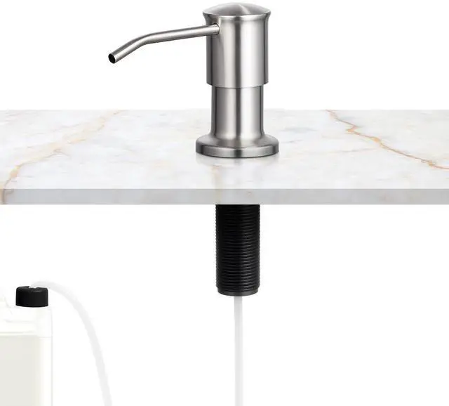 Alt view image 5 of 7 - Built in Soap Dispenser for Kitchen Sink Stainless Steel Countertop Pump
