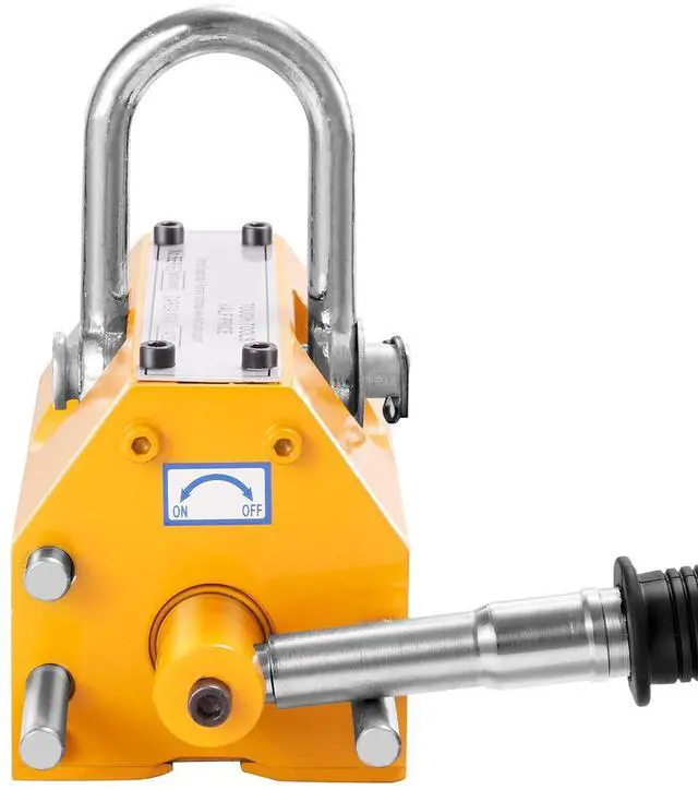 Alt view image 3 of 7 - Magnetic Lifter, 880 lbs/400 kg Pulling Capacity, 2.5 Safety Factor, Neodymium & Steel, Lifting Magnet with Release, Permanent Lift Magnets, Heavy Duty Magnet for Hoist, Shop Crane, Block, Board
