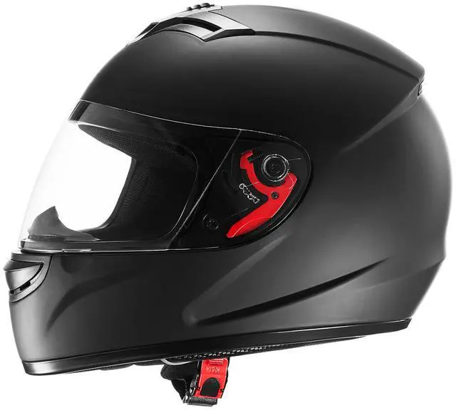 Alt view image 7 of 7 - Motorcycle Helmet, Full Face, Adult Motocross Dirt Bike Helmet with Tinted and Clear Dual Visor, Motorbike Racing Street with Detachable Liner for Men & Women, DOT Approved, (Matte Black, M)
