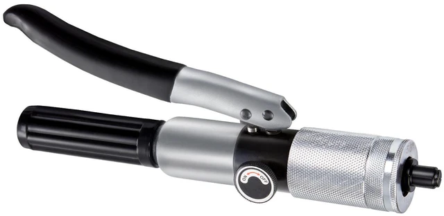 Alt view image 3 of 7 - Hydraulic Tube Expander, 3/8" to 1-1/8" OD, HAVC Hydraulic Swaging Tool with 7 Pipe Expander Heads, Deburring Tool, Pipe Cutter for Copper Aluminum Brass Soft Steel Pipes