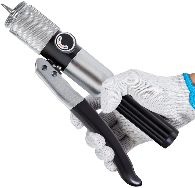 Alt view image 4 of 7 - Hydraulic Tube Expander, 3/8" to 1-1/8" OD, HAVC Hydraulic Swaging Tool with 7 Pipe Expander Heads, Deburring Tool, Pipe Cutter for Copper Aluminum Brass Soft Steel Pipes