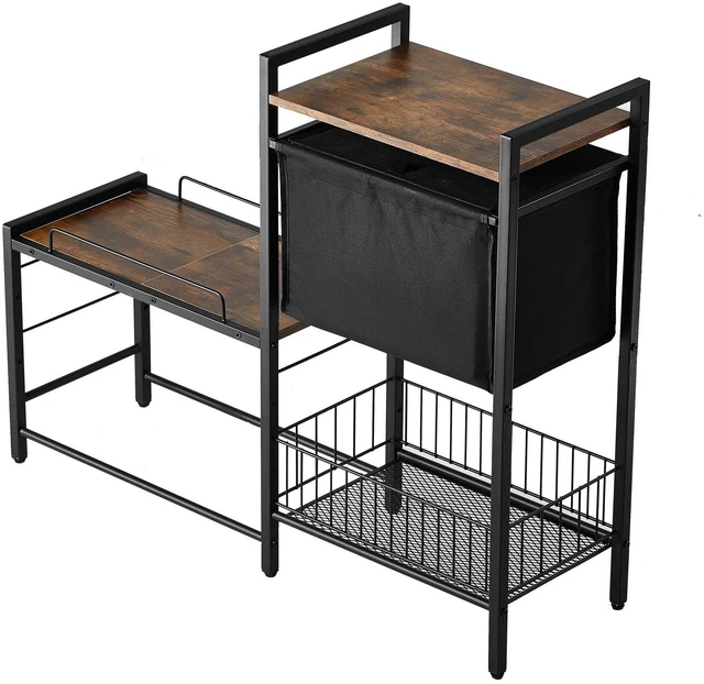 Main image of Pet Feeding Station with Storage Dog Food & Toy Organizer Raised Dog Bowls
