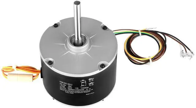 Alt view image 2 of 7 - Condenser Fan Motor 5KCP39EGS070S, 5KCP39EGY823S, 1/4 HP 208-230V, 1100RPM, OEM Standard Upgraded Replacement Condenser Motor Reversible Rotating, Explosion-proof CBB65 5F/370V Capacitor