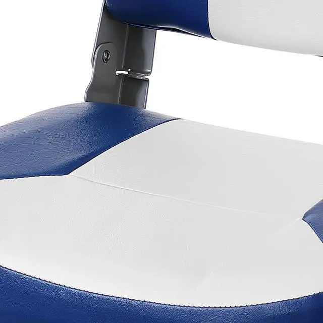 Alt view image 6 of 7 - Boat Seat Low Back Fold-Down Fishing Boat Chair with Sponge Padding 2 Pack