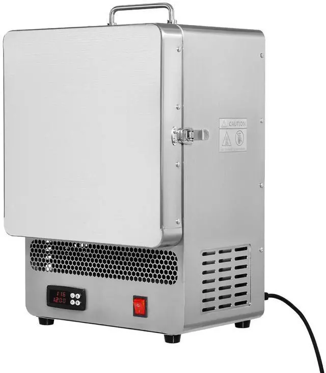 Alt view image 3 of 7 - Tabletop Kiln Melter, 1500W Electric Kiln, 2192 Max Temperature, Precise Control, Stainless Steel, Gold Melting Furnace for Wax Casting, Clay DIY, Metal Tempering, Glazing on Pottery, Silver