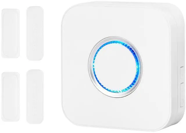 Main image of Door Chime, DC 12V, Wireless Door Open Contact Sensor Alarm Chime with 656 ft Range, 58 Chimes & 5 Adjustable Volume, Doors Ringer Alert for Business, Store, Home, Office When Entering