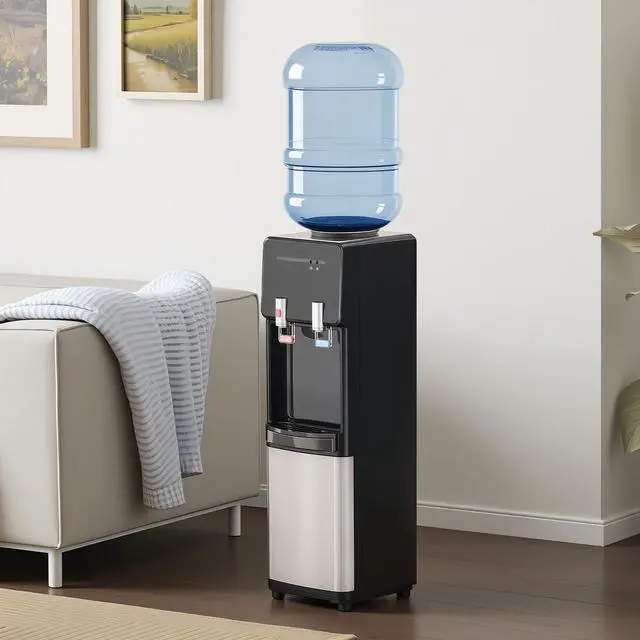 Alt view image 5 of 7 - Top Loading Water Cooler Dispenser for 3 or 5 Gallons Jugs Stainless Steel