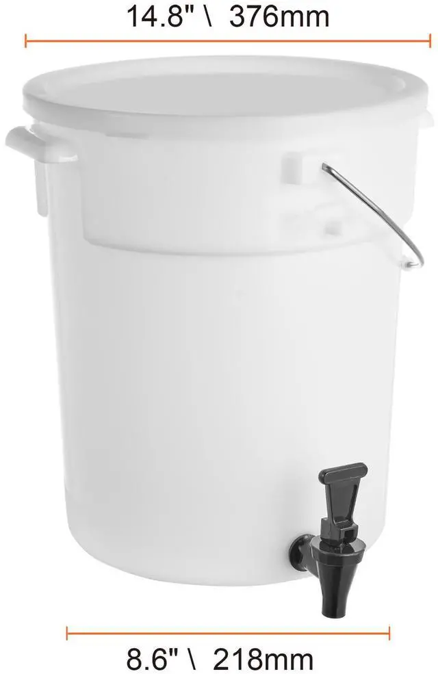 Alt view image 6 of 7 - Beverage Dispenser, 5 Gallon Drink Dispensers for Parties, Plastic Juice Dispenser with Spigot and Lid, Iced Tea Lemonade Juice Water Dispenser, for Restaurants, Hotels, Parties, 2 Pack