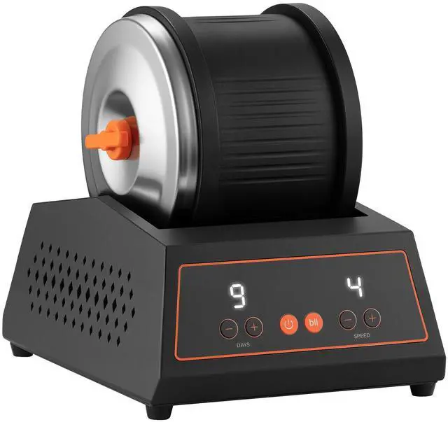 Main image of Rock Tumbler Kit, 4lbs Rock Polishing Kit, 4 Speed Settings 9-Day Polishing Timer Stone Polishing Kit, Belt-Free Rock Polisher with Adapter & Overload Protection, Rock Polisher for Adults Kids