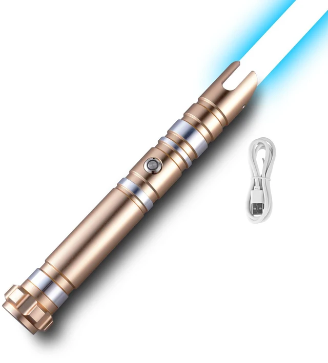 Alt view image 4 of 7 - Light Sword 12 RGB Colors 41" Mute Sound Rechargeable Light up Sword