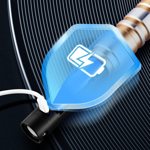 Alt view image 7 of 7 - Light Sword 12 RGB Colors 41" Mute Sound Rechargeable Light up Sword