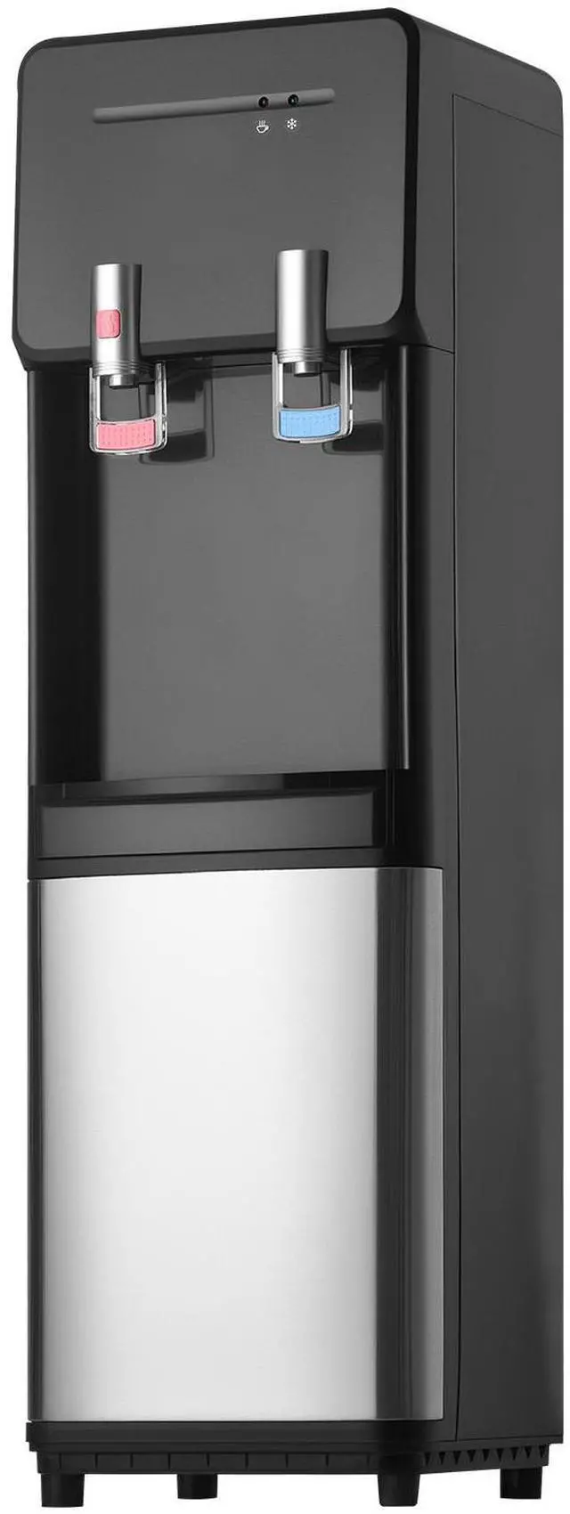 Alt view image 2 of 7 - Top Loading Water Cooler Dispenser for 3 or 5 Gallons Jugs Stainless Steel