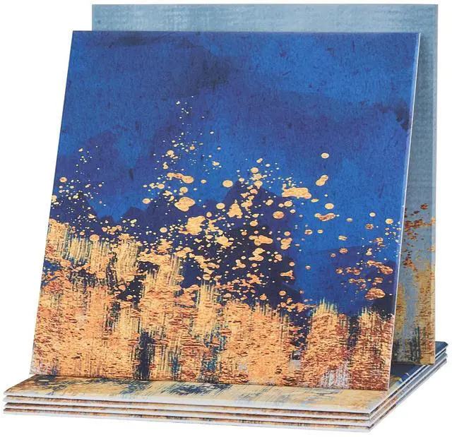 Alt view image 4 of 7 - 6 Pack Art Acoustic Panels 23.6 x 23.6 inch Self Adhesive for Home Pastel