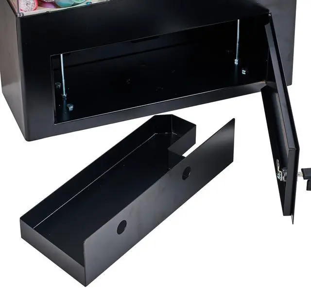 Alt view image 3 of 7 - Gumball Machine with Stand Vending Coin Bank Vintage Candy Dispenser Black