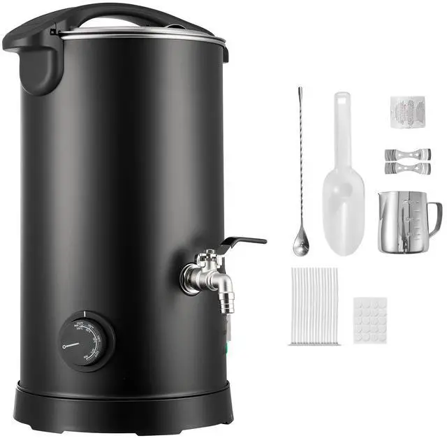 Main image of Wax Melter for Candle Making, 5.3 Qts, Fast and Even Heating, with Easy Pour Spout and Temperature Control, Hourglass Base for Non-Stick Smooth Flow, Wax Melting Pot for Making Candles Soaps