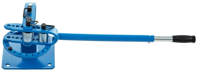 Alt view image 7 of 7 - Compact Metal Bender 1"-3" Bench Flat Bar Rod Bending Brake Bender 7 Dies