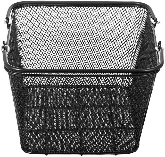 Alt view image 6 of 7 - Shopping Baskets with Handles, 12PCS, Black Metal Shopping Basket, Portable Wire Shopping Basket, Black Wire Mesh shopping Basket Set for Supermarkets, Retail Stores, Grocery Shopping, Black