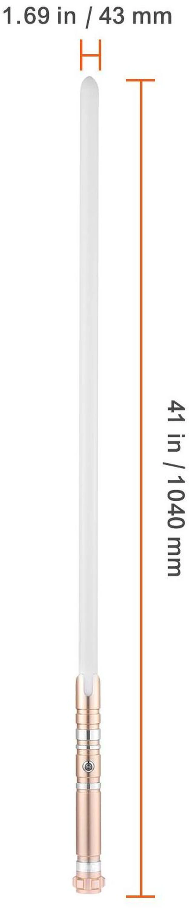 Alt view image 5 of 7 - Light Sword 12 RGB Colors 41" Mute Sound Rechargeable Light up Sword