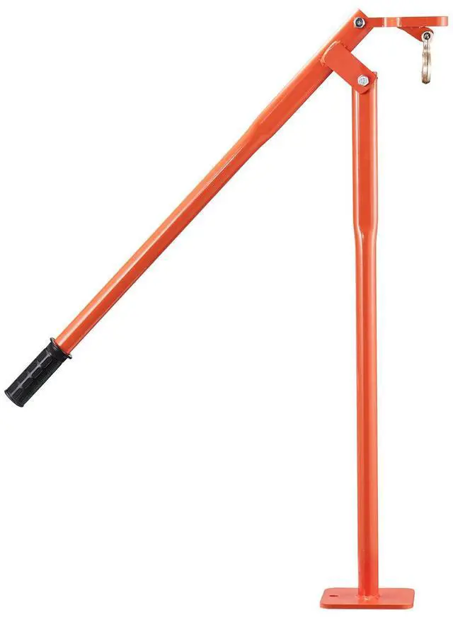 Alt view image 3 of 7 - 36 in T Post Puller, Heavy Duty Steel Fence Post Puller, 660lb Load Capacity, Labor-Saving T-Post Remover Tool for Round Fence Posts, Sign Posts & Tree Stumps, Lifting Chain Not Included