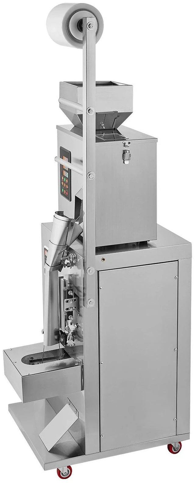 Main image of Automatic Particle Packaging Machine, 0.002-0.22lbs/1-100g, Multi-Function Pouch Powder Sachet Weighting Filling Packing Machine, Powder Filler Machine for Tea Seeds Grains Flour Beans Glitter