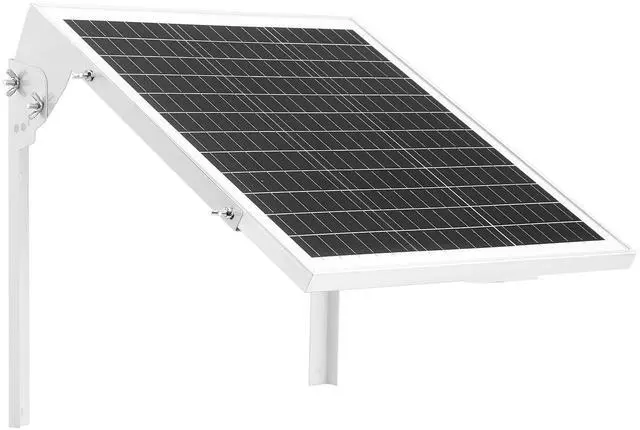 Alt view image 2 of 6 - 20W 12V Solar Battery Trickle Charger Maintainer, Mono Solar Panel Battery Charger with Built-in MPPT Controller & Adjustable Mount Bracket, IP65 Waterproof for Car Boat RV Trailer House Roof