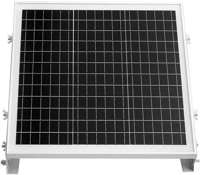 Alt view image 5 of 6 - 20W 12V Solar Battery Trickle Charger Maintainer, Mono Solar Panel Battery Charger with Built-in MPPT Controller & Adjustable Mount Bracket, IP65 Waterproof for Car Boat RV Trailer House Roof