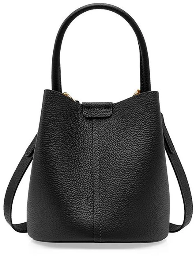 Main image of Genuine Leather Purses and Handbags for Women, Soft Genuine Leather Shoulder Hobo Bags Black