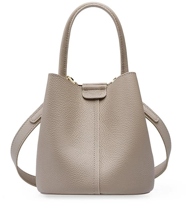 Main image of Genuine Leather Purses and Handbags for Women, Soft Genuine Leather Shoulder Hobo Bags Cream