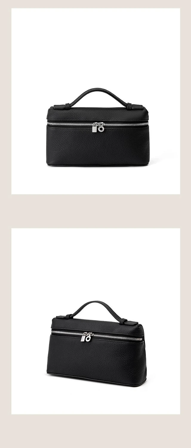 Alt view image 2 of 2 - Women Genuine Leather Crossbody Bags Women's Tote Shoulder Bag Black