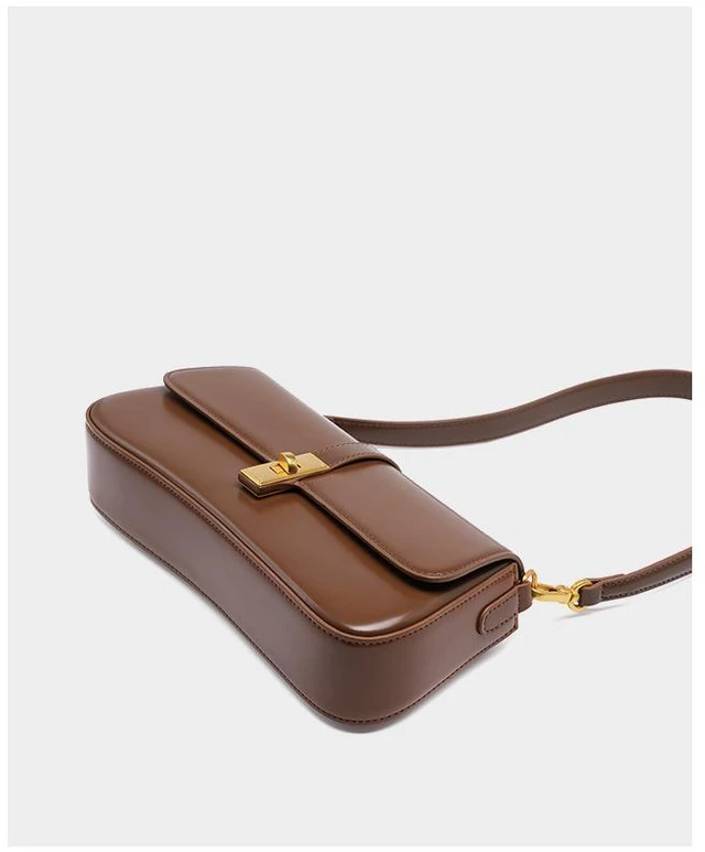 Alt view image 3 of 4 - Genuine Leather Satchel Handbag for Women Vintage Handmade Shoulder Bag Brown