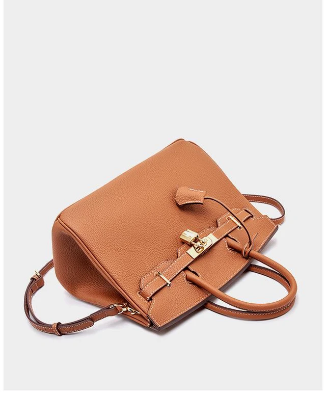 Main image of Genuine Leather Womens Crossbody Handbags and Purses Brown