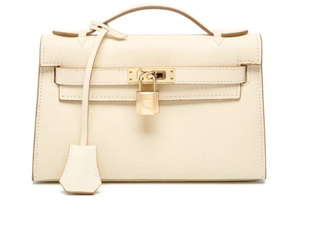 Main image of Genuine Leather Womens Handbags Top-handle Totes Satchel Shoulder Bag White