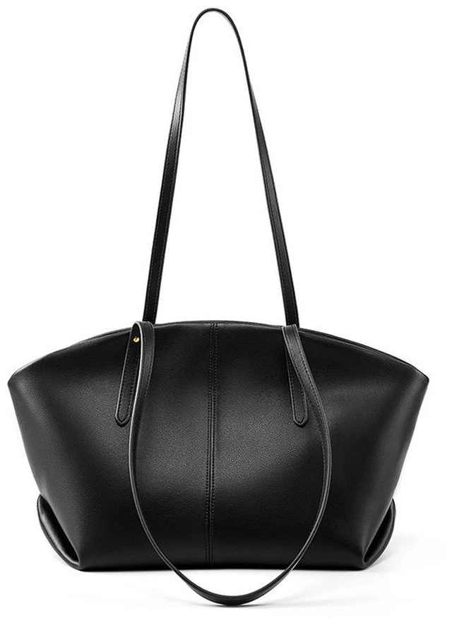 Main image of Genuine Leather Women Shoulder Purses and Handbags Black