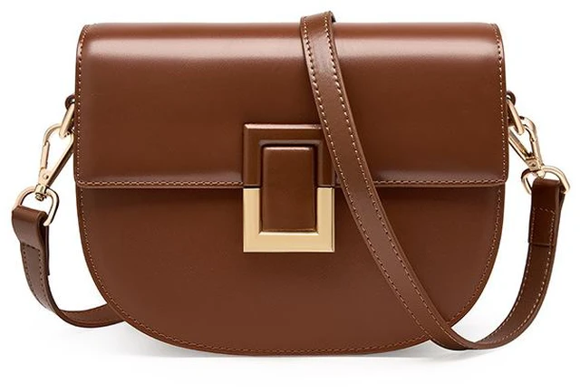 Main image of Women's Leather Designer Handbags Tote Purses Shoulder Bucket Bags Brown