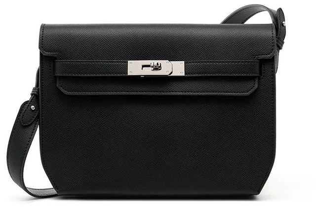 Main image of Genuine Leather Ladies Shoulder Totes Bag Crossbody Bags Black