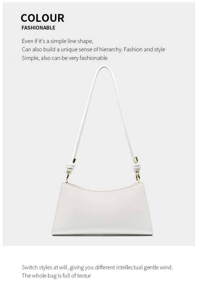 Main image of Women Genuine Leather Tote Handbags Crossbody Bags White