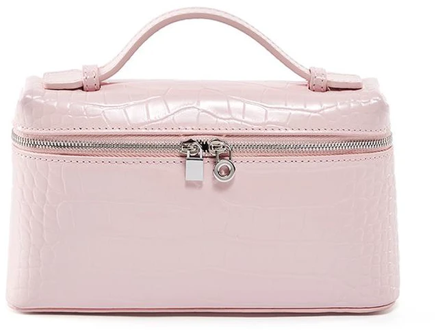 Main image of Women Small Crossbody Cell Phone Purse Genuine Leather Phone Purse Mini Messenger Shoulder Handbag Pink