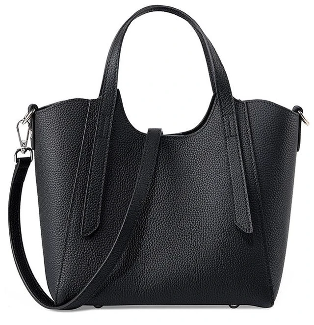 Main image of Women Genuine Leather Shoulder Bags Purses and Handbags Black